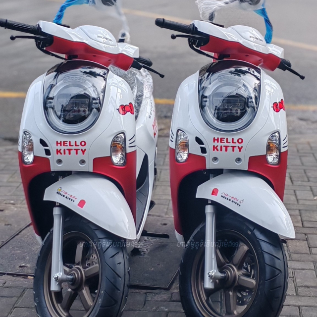 Bất ngờ với sự xuất hiện của honda scoopy 2025 phiên bản hello kitty - 1