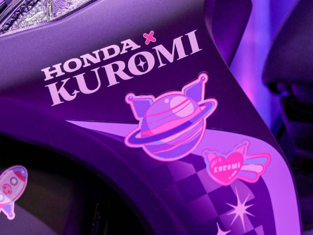 Honda mang phong cách kuromi lên chiếc xe số lai giữa vision và future - 1