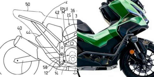 Kawasaki tung bằng sáng chế mẫu xe ga hybrid mới x-adv cuối cùng cũng có đối thủ xứng tầm - 3