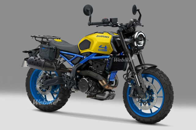 Lộ tin suzuki scrambler 400 - mảnh ghép còn thiếu của nhà suzuki - 1