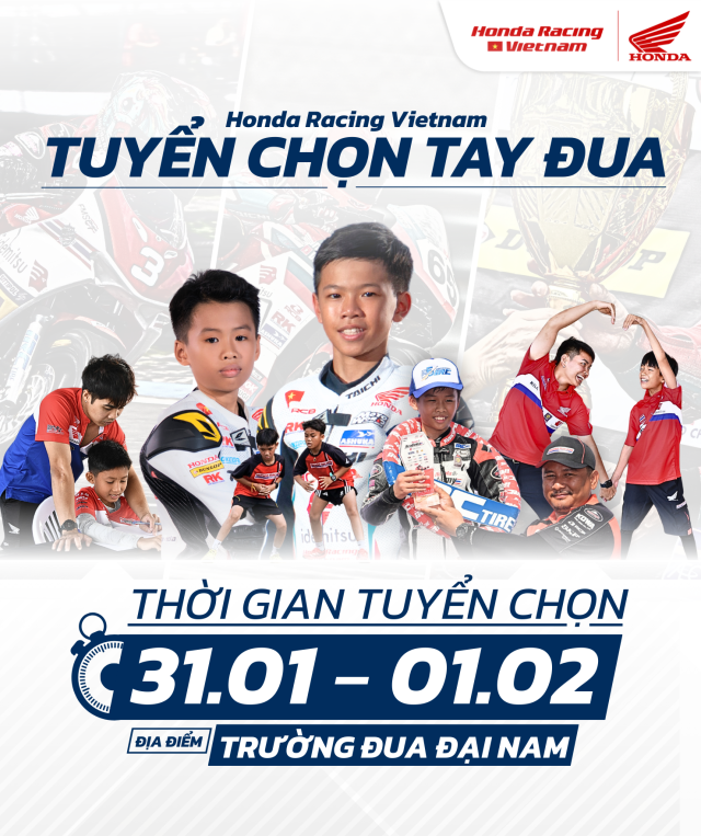 Honda racing việt nam bắt đầu tuyển chọn tài năng đua xe nhí 2026 với gần 200 hồ sơ đăng ký - 1