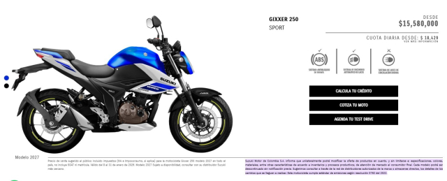 Mới bước qua năm 2026 - suzuki colombia đã ra mắt gixxer 250 2027 - 3