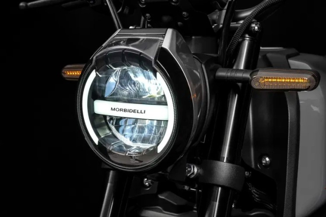 Morbidelli NR125X ke la mat trong phan khuc 125cc Thiet ke Scrambler ABS truoc chay pho bao dep