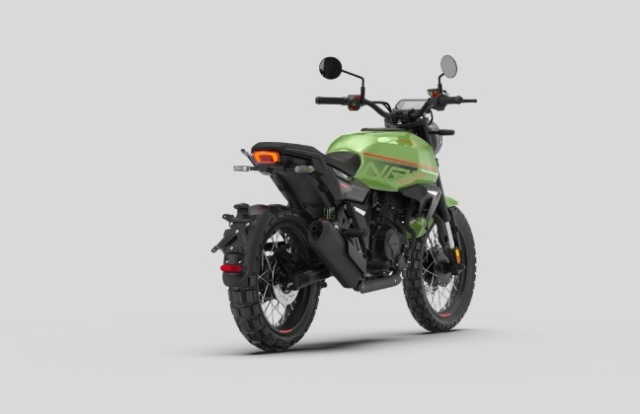 Morbidelli NR125X ke la mat trong phan khuc 125cc Thiet ke Scrambler ABS truoc chay pho bao dep - 4
