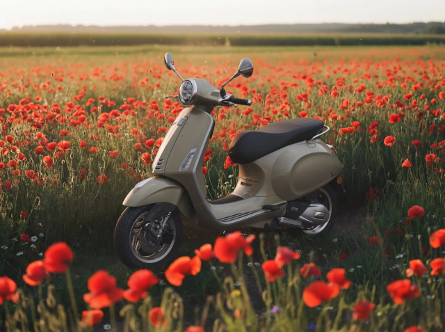 Vespa Primavera Sprint 2026 lot xac Lan dau co phanh dia sau man hinh LCD va Keyless