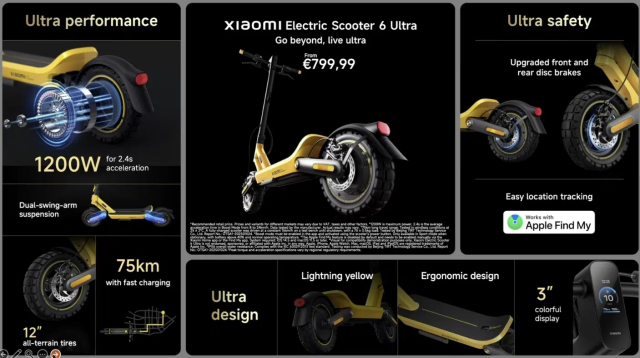 Xe dien Xiaomi Electric Scooter 6 Ultra vua ra mat co gi lam dan me cong nghe dung ngoi khong yen - 6