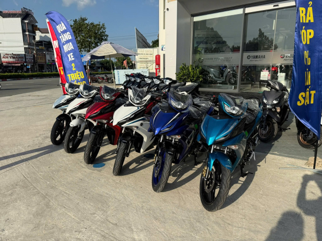 Yamaha Exciter 155 VVATCS 2026 bat dau ve dai ly Phien ban SP va GP thu hut moi anh nhin