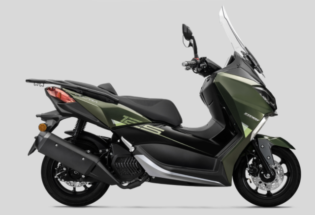 Keeway Velara 125 ra mat Mau xe ga 125cc co kinh chan gio chinh dien man hinh TFT - 3
